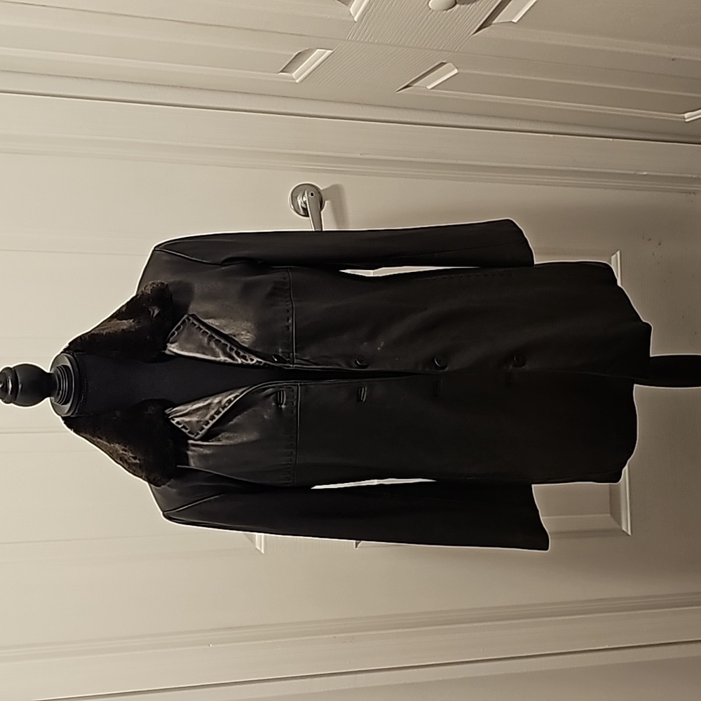 Leather Coat